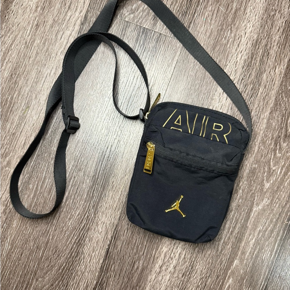 Nike Air Jordan Black Crossbody Bag